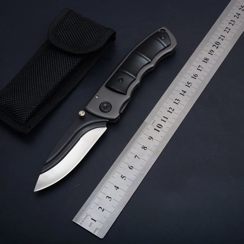 

High Hardness 440C Blade G10 Handle Tactical Multi functional Folding Knife EDC Pocket Camping Tool