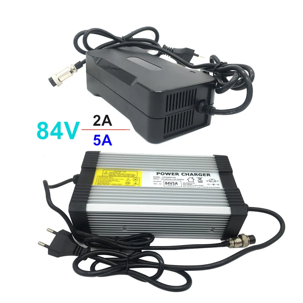 

84V 5A 2A Charger for 72V Electric Scooter electrico adapter loader 84V 5A fast chargers