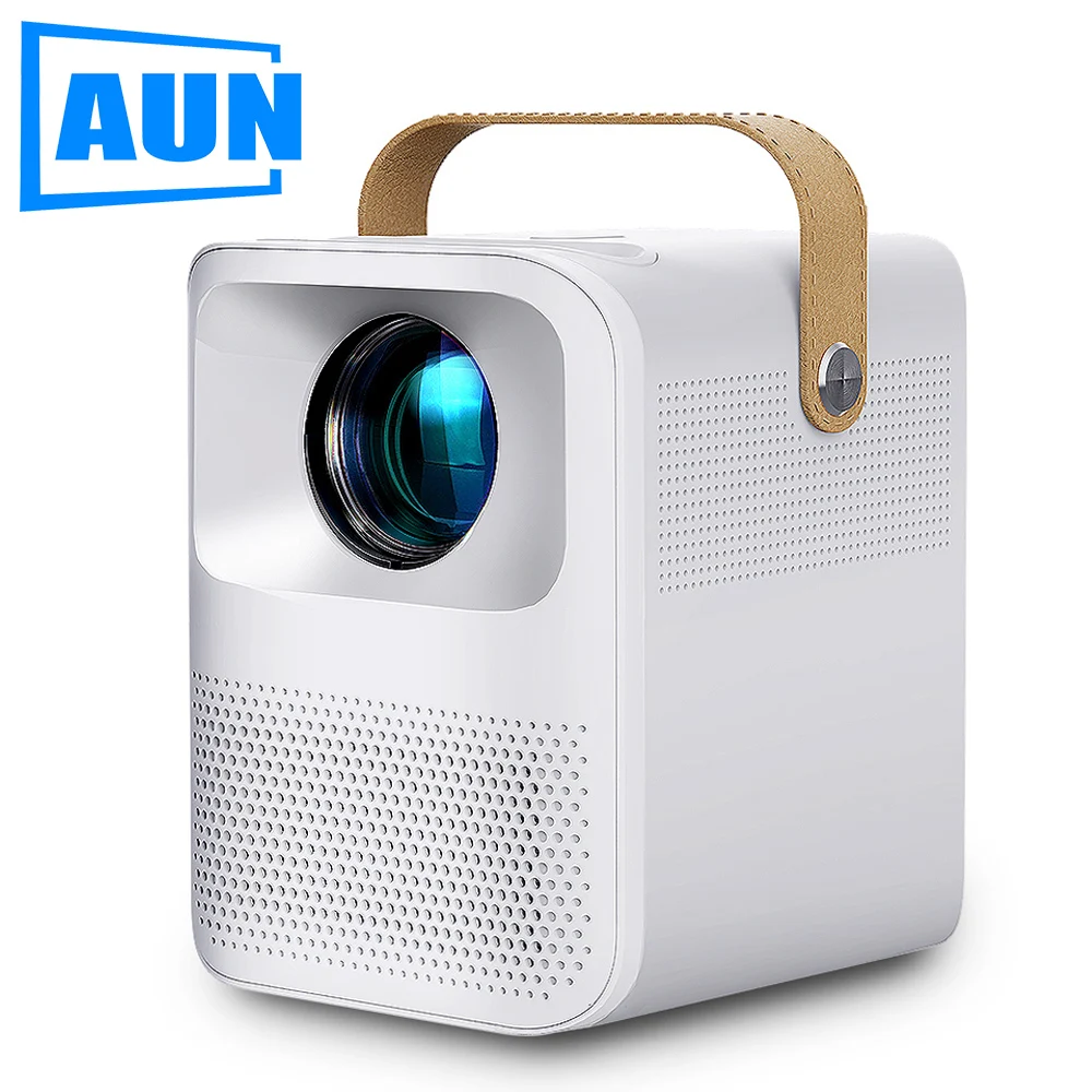 Портативный мини-проектор AUN ET30 Beamer Full HD 1080P светодиодный проектор для телефона