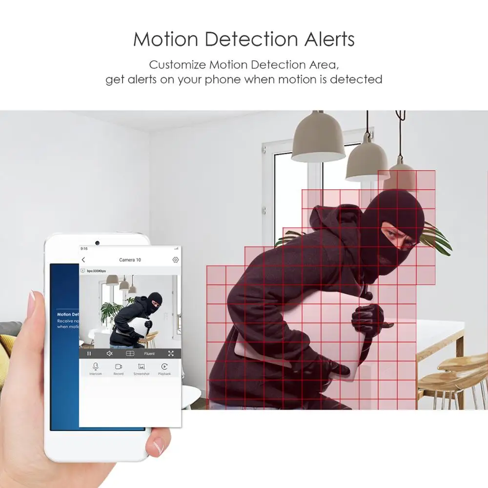 ZOSI 8 Channel HD 5MP Nightvision View Security Detection Video Camera System with CCTV Bullet Camera 2TB HDD Hard Disk DVR Kit