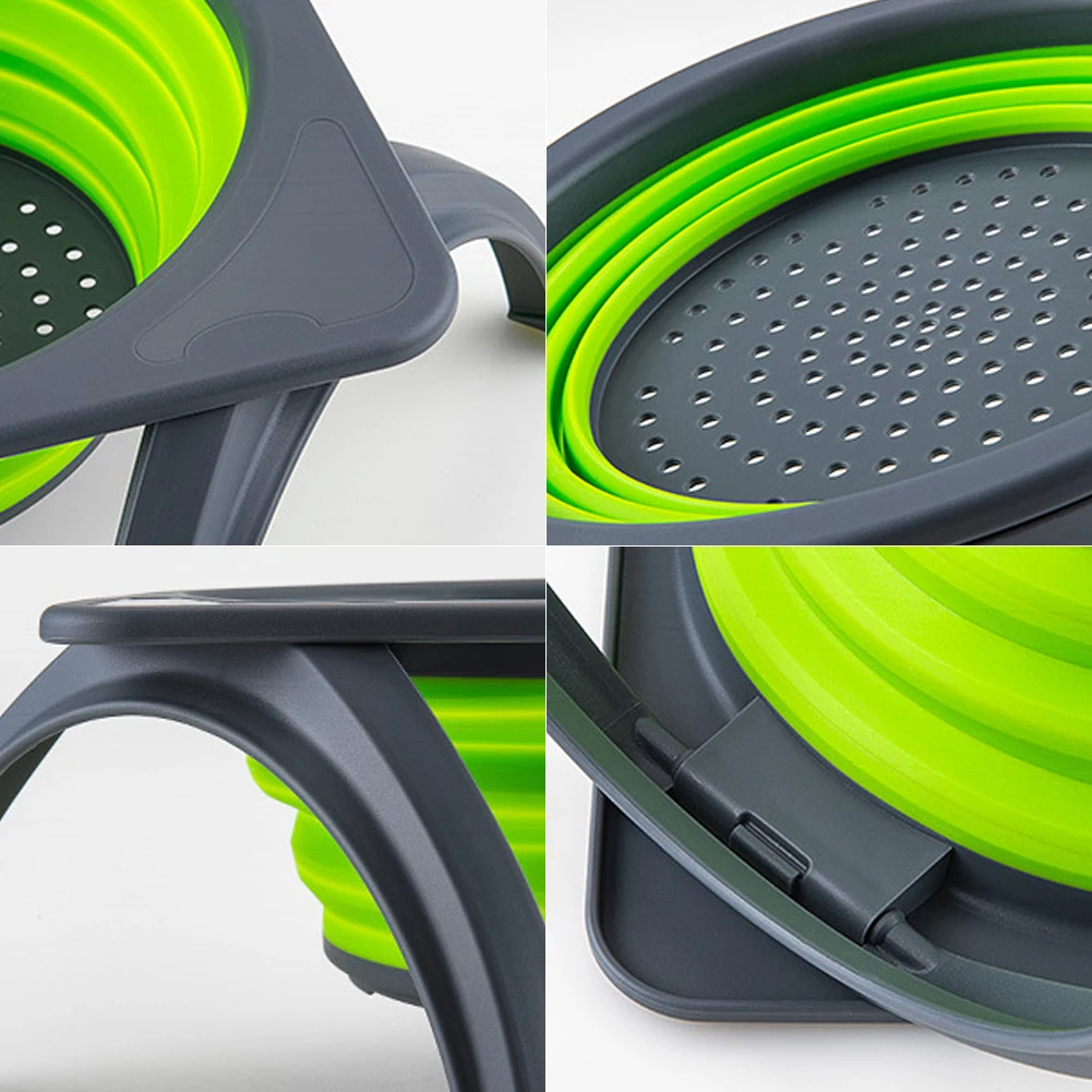 Портативное складное ведро многофункциональное хранилище корзина для фруктов