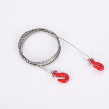 

RC 1/10 Metal Trailer Hook Tow Chain Shackle Wire for Axial SCX10 TF2 Crawler RC Car Model Toys Hobby Spare Parts Accessories