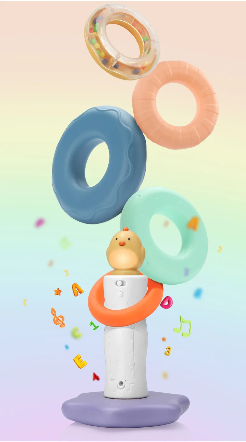 Beiens детская развивающая игрушка 0-3 лет, для детей младшего возраста, обучающая музыка, игрушка Дженга