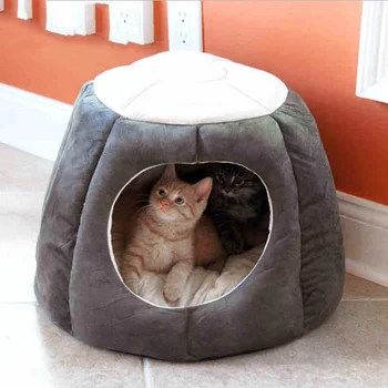

1pc Pet House Comfortable Adorable Decorative Round Creative House Nest Cave Shelter Cage for Dogs Cats