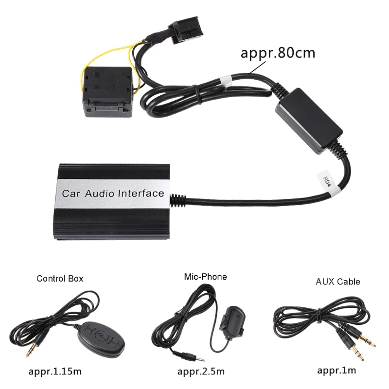 С функциями "hands free" и Bluetooth для автомобиля комплекты MP3 AUX адаптер Интерфейс для RD4 peugeot CITROEN поддержка прямых поставок