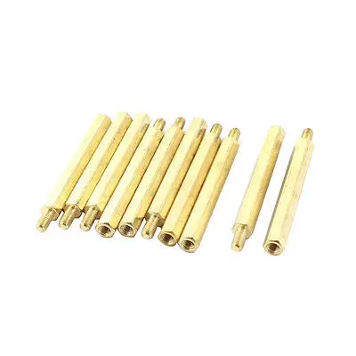 10 шт. M3x6mm папа-мама резьба Шестигранная противостояние шестиугольная прокладка/шайба