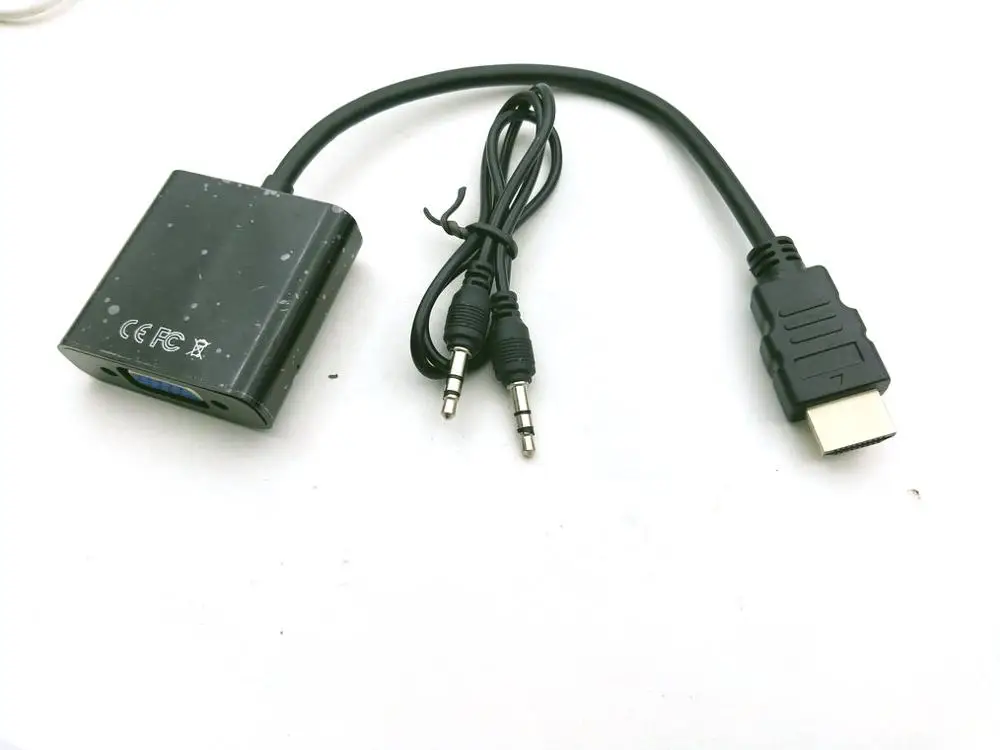 Адаптер KEBIDU для кабеля HDMI VGA преобразователь с аудиокабелем ПК ноутбука HDTV 40