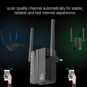 

Wireless WiFi Repeater 300Mbps 2 Antenna WiFi Range Extender Wlan LAN Port Network products