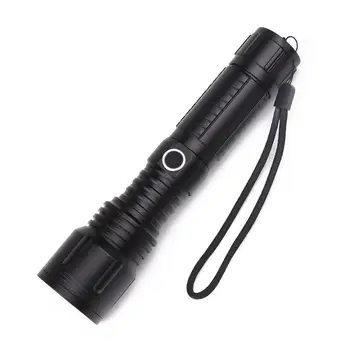 

Powerful XHP50 Flashlight Zoomable LED Torch Rechargeable Nightcore Flashlight Led Lenser Flashlight Work Flashlight