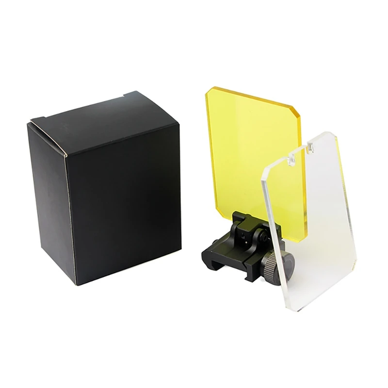 

20mm Protective Baffle Lens Rectangular Eye Protection Shields Shading Holographic Telescopic Sight Len