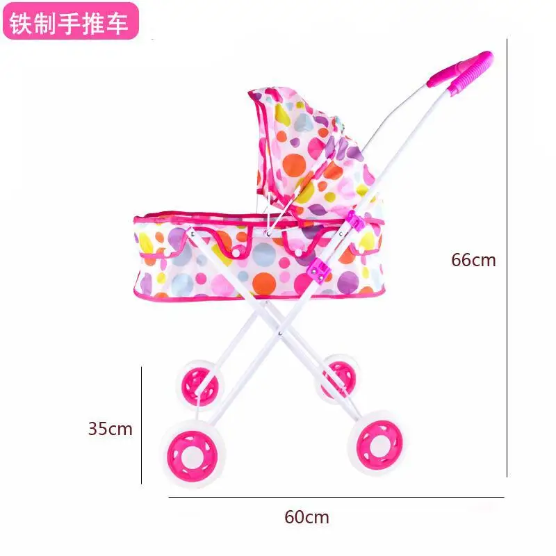 Hot Selling Large Size Doll Trolley Infants CHILDREN'S Walkers with Doll Boys And Girls Play House Toys