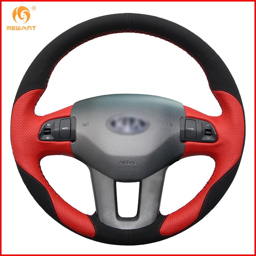 MEWANT красная кожа черная замша модель для Kia Sportage 3 2011 2014 Ceed Cee 'd 2010 2012 аксессуары