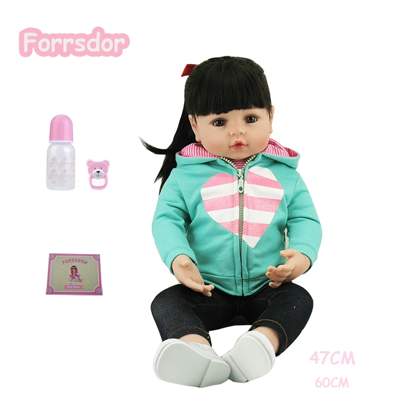 Новое поступление силиконовая виниловая детская кукла Реборн 19 или 22 дюйма|doll