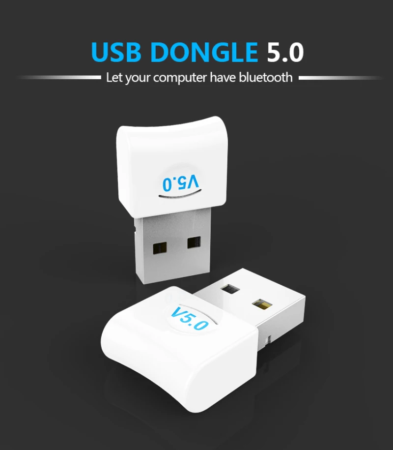 Беспроводной Wi-Fi аудио приемник передатчик USB компьютер Bluetooth адаптер 5,0
