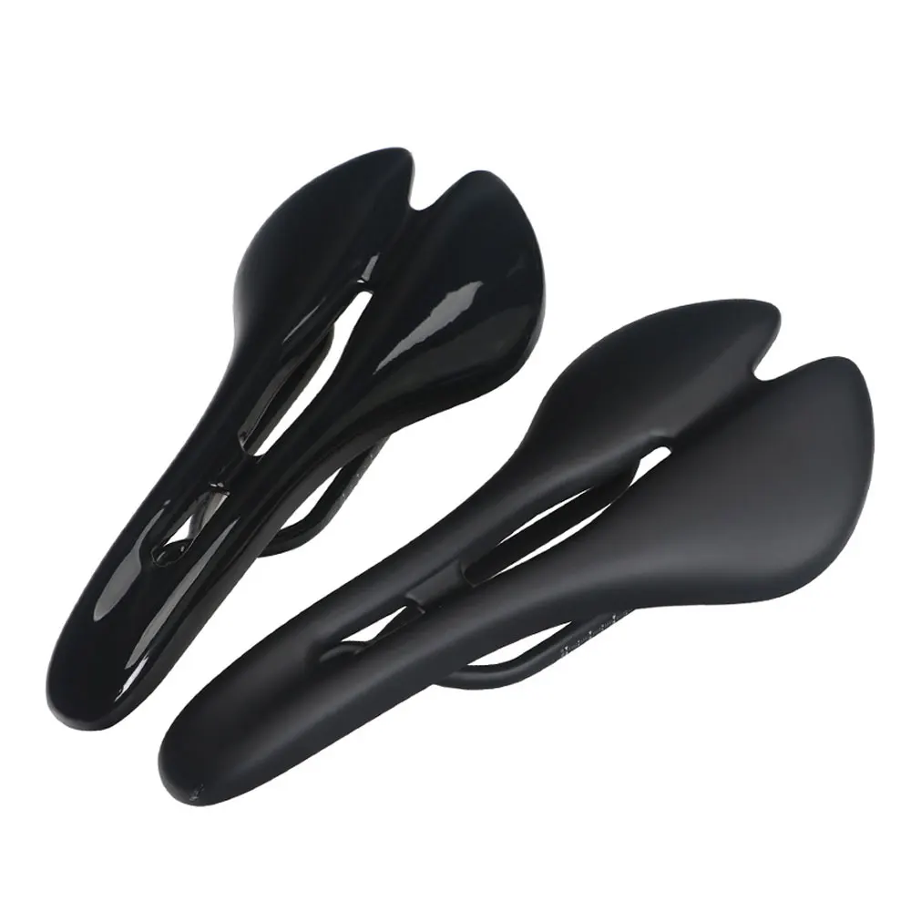 

Ultralight Bicycle Carbon Saddle No Logo MTB Road Bike Racing Seat for Men Comfort Open Cycling Seat mat Saddle Bike Spare Parts