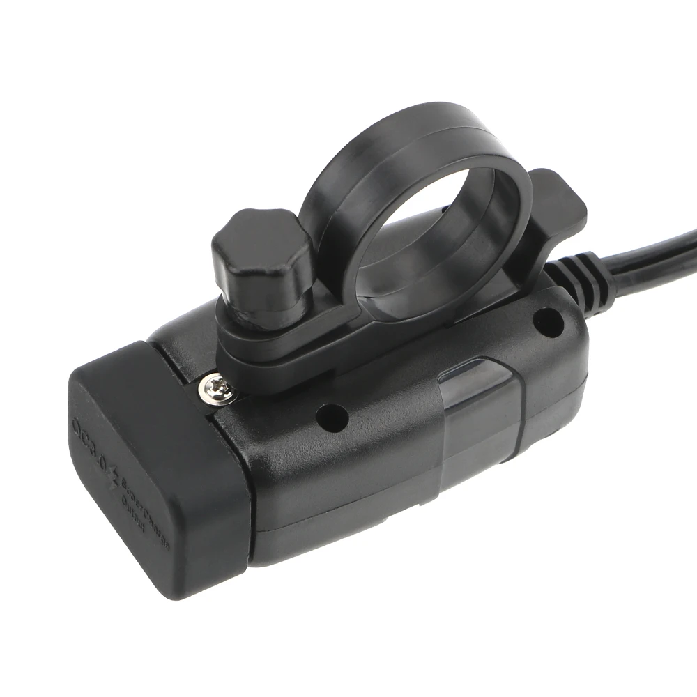 LEEPEE двойное зарядное устройство USB Автомобильное для мотоцикла быстрое QC 3 0 Мото