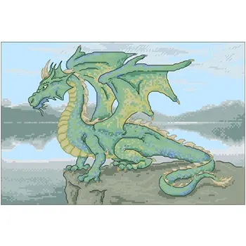 

Dragon magic fantasy patterns Counted Cross Stitch 11CT 14CT DIY Chinese Cross Stitch Kits Embroidery Needlework Sets