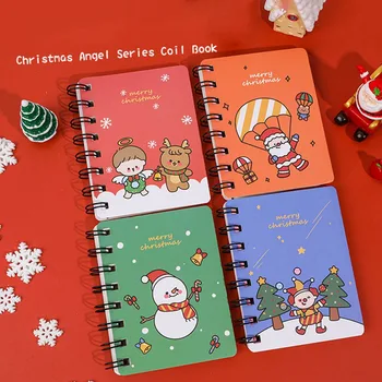 

Cute Christmas Mini Coil Notebook Notepad Notebook Student Office Stationery