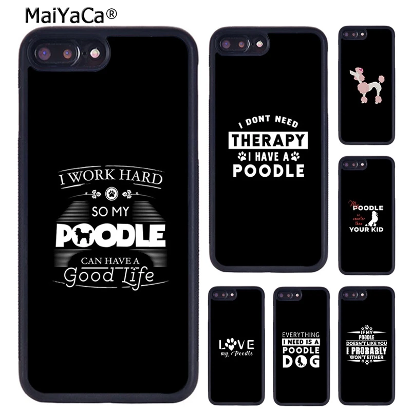 I Would Rather Be Playing With My Poodle Phone Case For iPhone 5 6S 7 8 plus 11 12 13 Pro X XR XS Max Samsung Galaxy S9 S10 | Мобильные