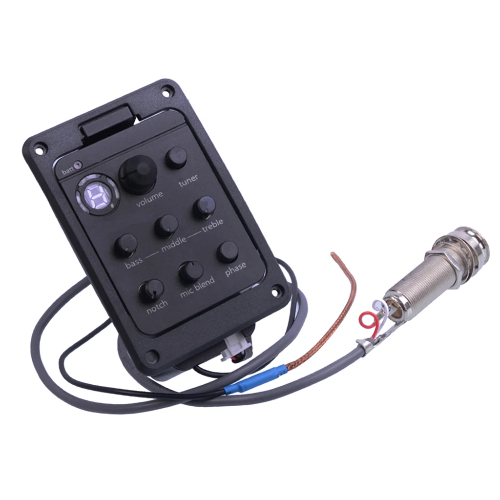 301 4 Band Guitar EQ Equalizer Pickup  Blend Preamp Pickup Tuner