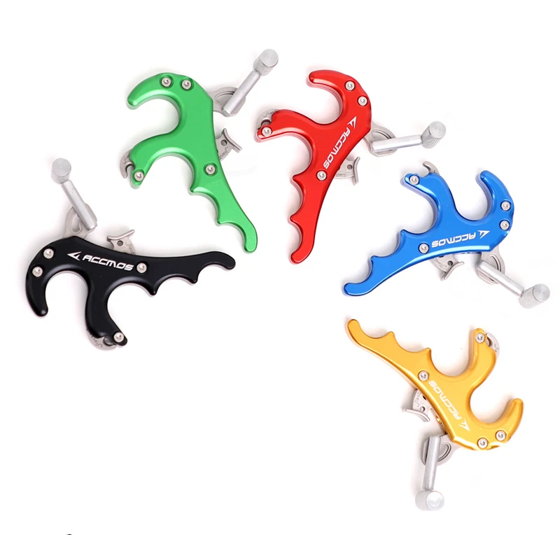 1pcs Archery Release Aids Compound Bow 4 Finger Grip Spreader Arrow