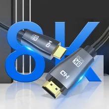 Câble vidéo HDCP Super 8K compatible HDMI 2.1, Ultra rapide, 8K @ 60HZ, 4K @ 120HZ, 48Gbps, UHD HDR 3D, pour boîtier HDTV, séparateur PS5 