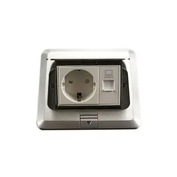 

16A 125V Pop Up Floor Power Outlet EU Standard Russia Spain Socket with Computer