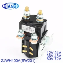 SW201 1NO+ 1NC 12V 24V 36V 48В 60В 72В 400A контактор постоянного тока ZJWH400A для регулировать Грузоподъемника рисунок wehicle автомобильный насос двигателя