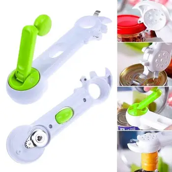 

ABS Multifunction Universal Bottle Opener 7 In 1 Creative Tool Tab Opener Accessories Canned Fruit Opener Soda Kitchen A2N0