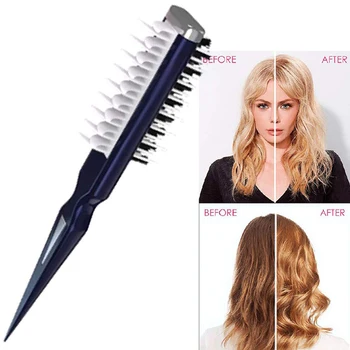 

hot sale Portable Unisex Double-sided Pointed Handle Hair Brush Hairdressing Styling Comb easy to use