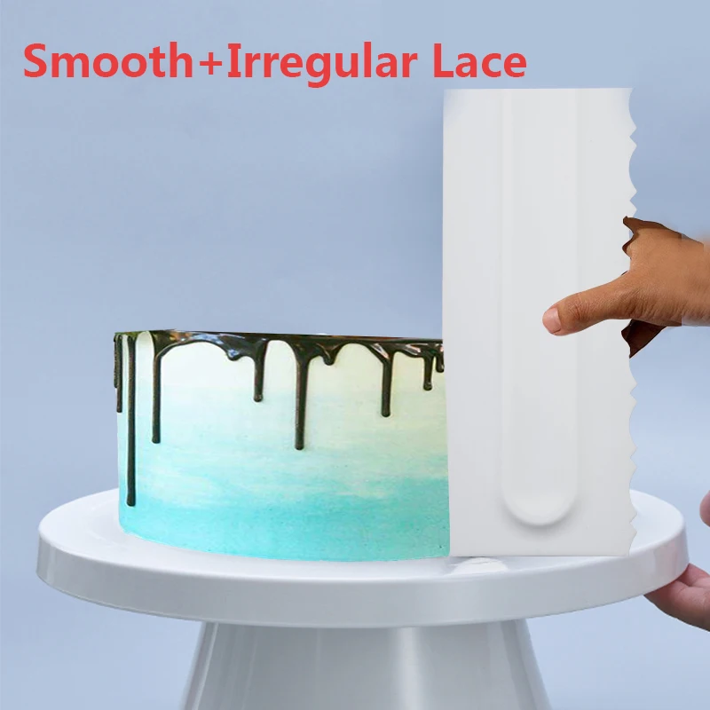 4 шт. набор инструментов для торта Гребень скребок Гладкий крем Кондитерские