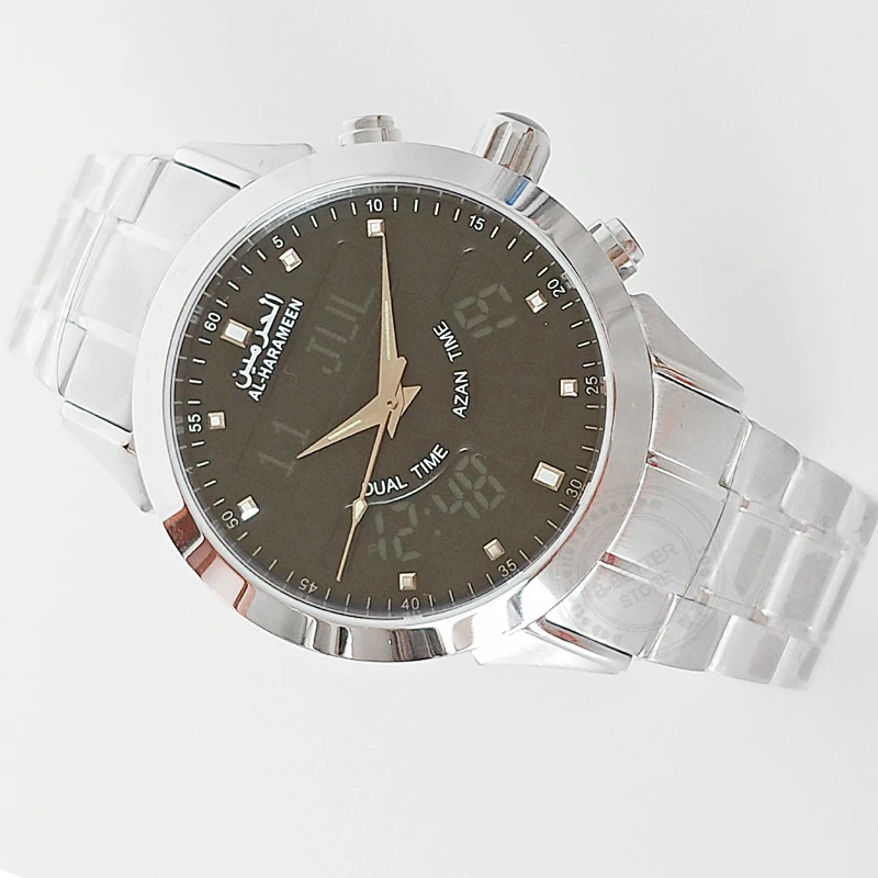 Muslim Azan Watch 6102 WA-10 32mm Stainless Steel