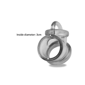 Sex Scrotum Testicle Bondage Ball Stretcher Cock Ring Male Chastity Cage Penis Ring for Men Sex Time Delay Erection Lasting Ring 3