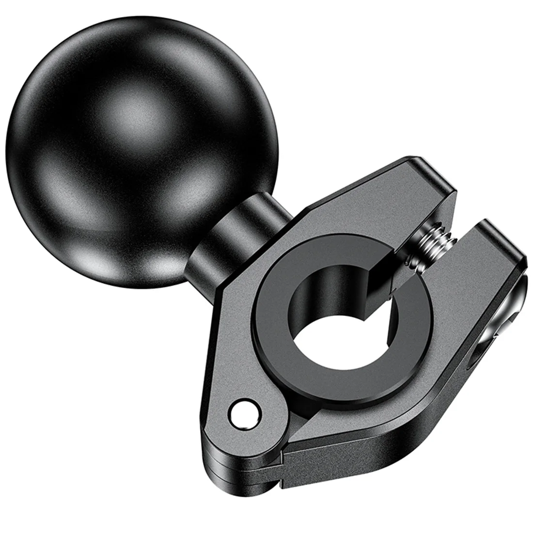 17 mm 1 Zoll Kugelkopf-Montageadapter, Motorrad-Fahrrad-Lenker-Clip, Rückspiegelhalterung für GoPro Hero Action-Kamerahalterung – Detail 2