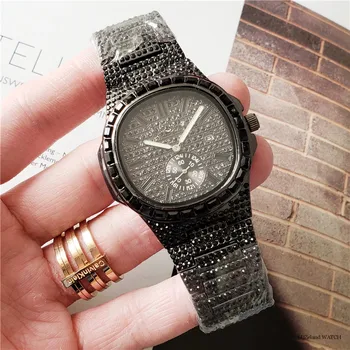 

Top Brand Steel Chronograph Mens Horloges automatic Horloge Blauw Siliconen Militaire Sport Horloge Relogi