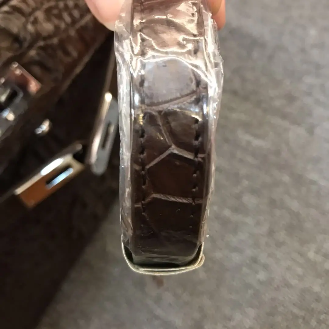 XHPJ Новая версия модных трендовых женских сумок из натуральной кожи Большая вместительная крокодиловая Ms. Наклонная Сумка на плечо