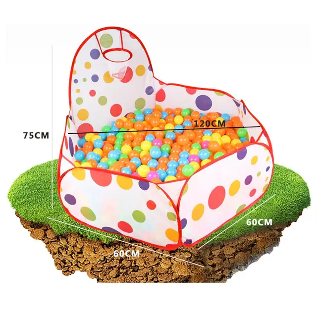 Kids Tent Game House Six-sided Cloth Ocean Ball Pool Foldable Portable Outdoor Play Tent Without Ball Piscine A Balle 6