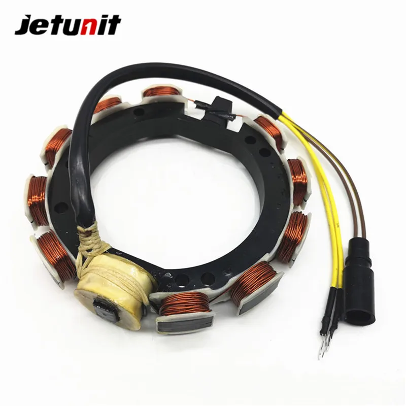 

JETUNIT Outboard Parts Stator Assy 4Cyl 9Amp For Johnson Evinrude 65-115HP 583340 583536 763767 173-3536