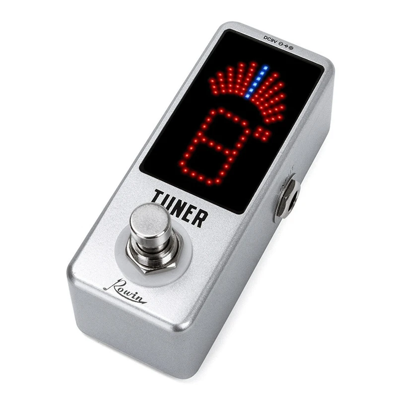 Comprar Rowin de alta precisión de la guitarra cromática Tuner Pedal Ture Bypass