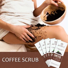 Натуральная Органическая формула кофе скраб крем для лица морская соль Отшелушивающий отбеливающий увлажняющий антицеллюлитный лечение акне