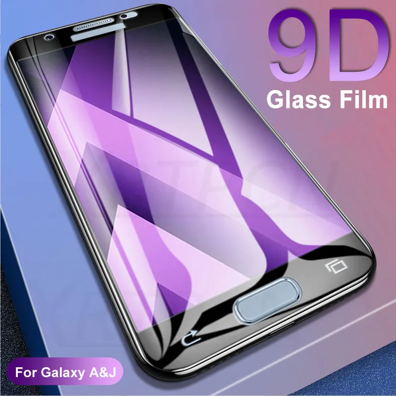 

9D protective glass on the for samsung galaxy J3 J5 J7 A3 A5 A7 2017 2016 Tempered Screen Protector Glass Protection Safety Film