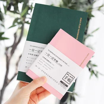 

One Page One Day Diary 2020 Undated Timeline Agenda Book A6A5 Personal Monthly Daily Plan Planner Schedule Notepad