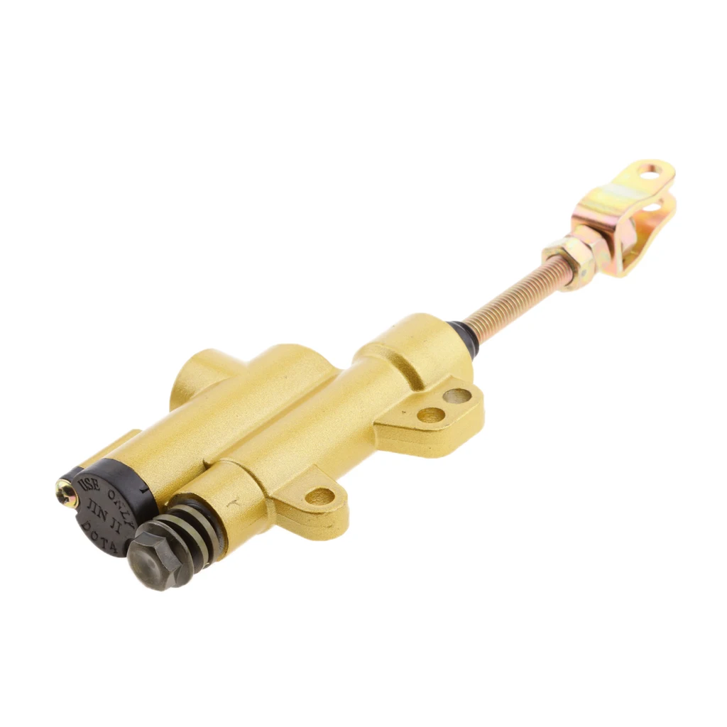 Rear Foot Brake Master Cylinder Pump for ATV 125cc 150cc 200cc Gold