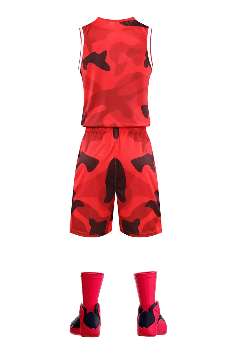 HOWE AO камуфляж новые мужские баскетбольные тренировочные Джерси наборы пустые баскетбольные костюмы для колледжа командная спортивная форма с принтом