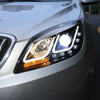 

Applicable to for Buick Hideo gt headlight assembly modified led daytime running lamp angel eye double lens Xenon headlights