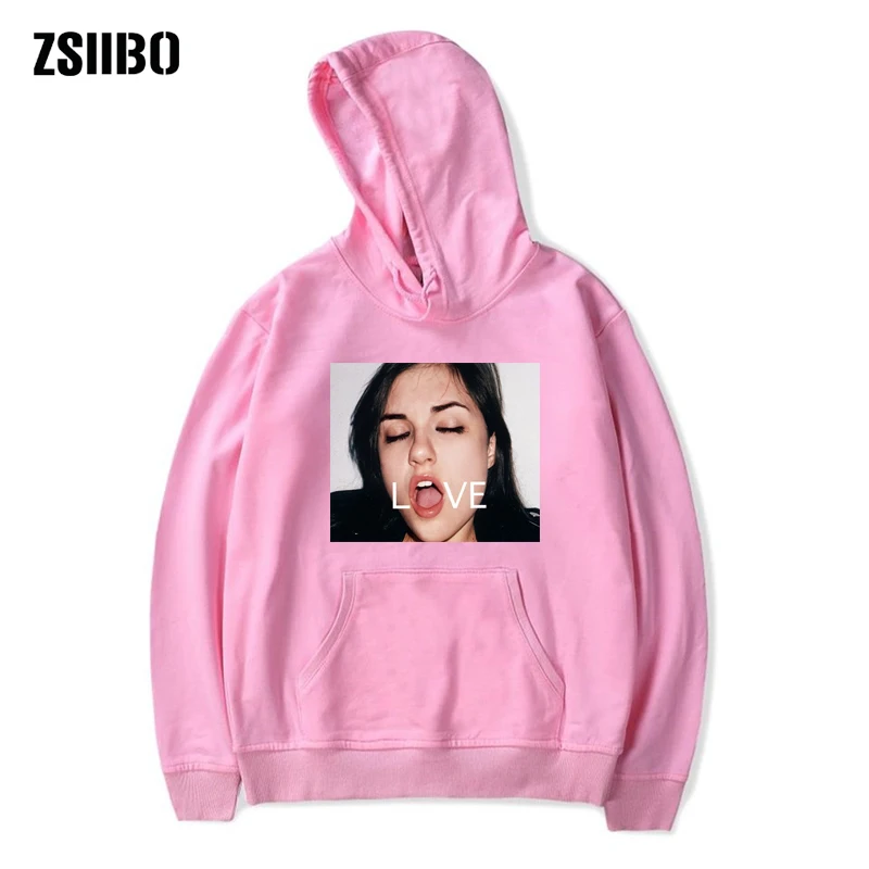 Drop Ship Hello Love Funny hoodies lovers thickness menswear men personality fun print letters casual streetwear NEWS hoodie