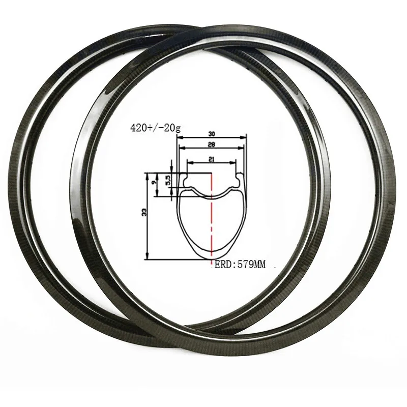 700c Дорожные ободки дисков дисковое дорожное колесо 33x28 мм клинчер 420 г карбоновые обода бескамерные ленты обода колеса 28 лента бескамерная дорожная велосипедная диски