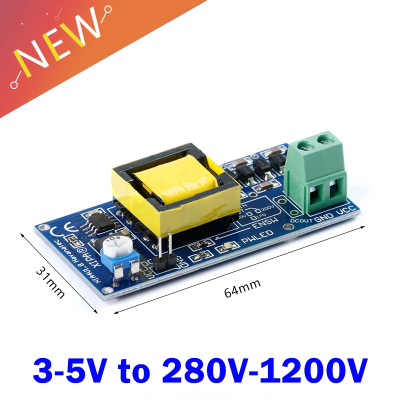 Convertisseur DC-DC Boost 1000V - Régulateur De Tension Réglable 5V-400V/900V/1000V - Pour Projets électroniques Avancés