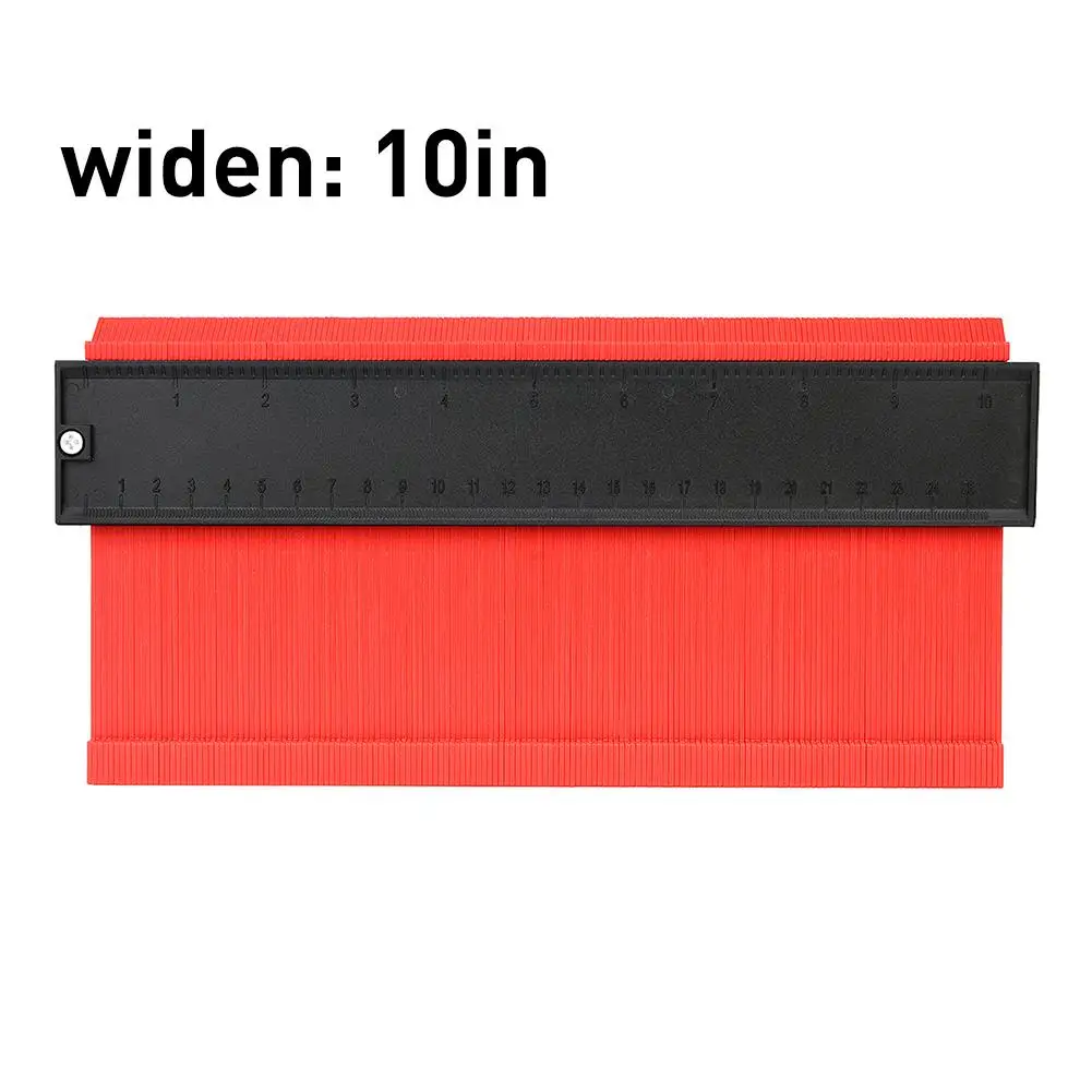 10 Inch Upgraded Widening Contour Gauge Precisely Copy Irregular Shapes Wood Marking Duplicator Tool Tiling Laminate Tiles Tools