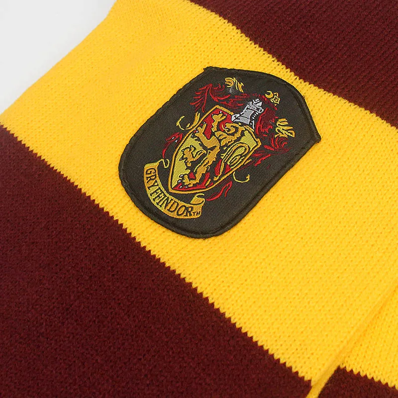Children Autumn And Winter Scarf Boys Outdoor Warm Christmas Academy of Magic Cosplay Scarf Long knitting Soild Colorful Scarves